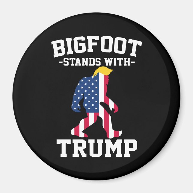 Íman Bigfoot Com Eleições Trump 2024 (Frente)