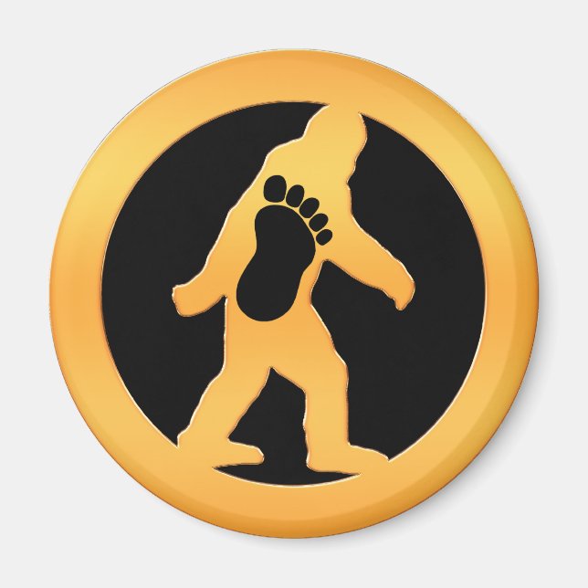 Íman Bigfoot Dourado (Frente)