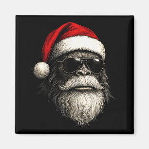 Íman Bigfoot Face Óculos de Sol Papai Noel Natal Xmas D