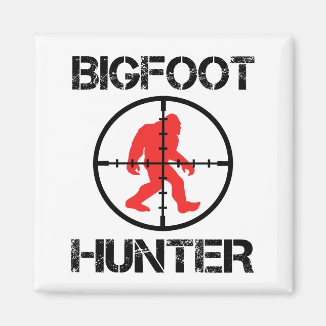 Íman Bigfoot Hunter Funny Bigfoot Lover (Frente)