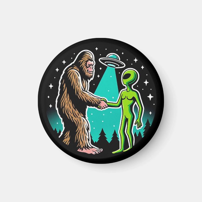 Íman Bigfoot responde à Alienígena (Frente)