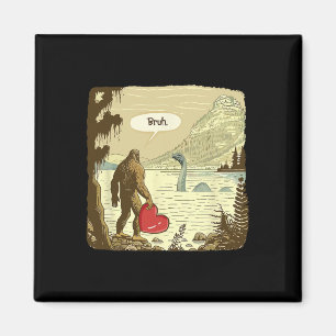 Íman Bigfoot Sasquatch engraçado Monstro do Lago Ness D