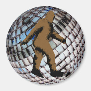 Íman Bigfoot Sasquatch na bola do disco