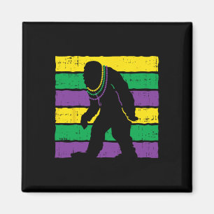 Íman Bigfoot Sasquatts Miçangas Purple Green Yellow Fun