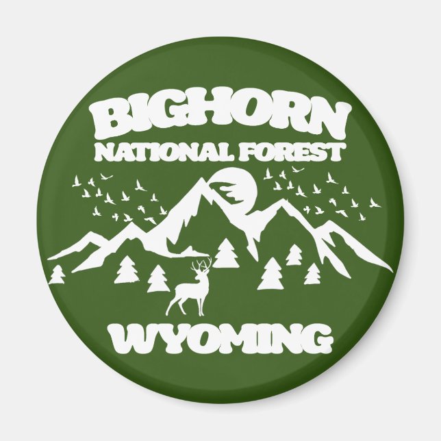 Íman Bighorn National Forest Wyoming (Frente)