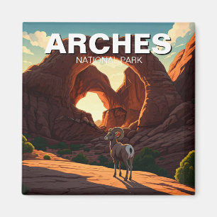 Íman Bighorn Sheep Moab Utah Arches National Park