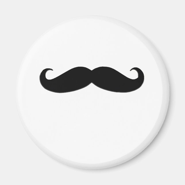 Íman bigode preto ou bigode preto para presentes divert (Frente)