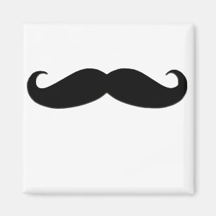 Íman Bigode preto ou Moustache preto para presentes do