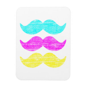 Íman Bigodes CMY (estilo letterpress)