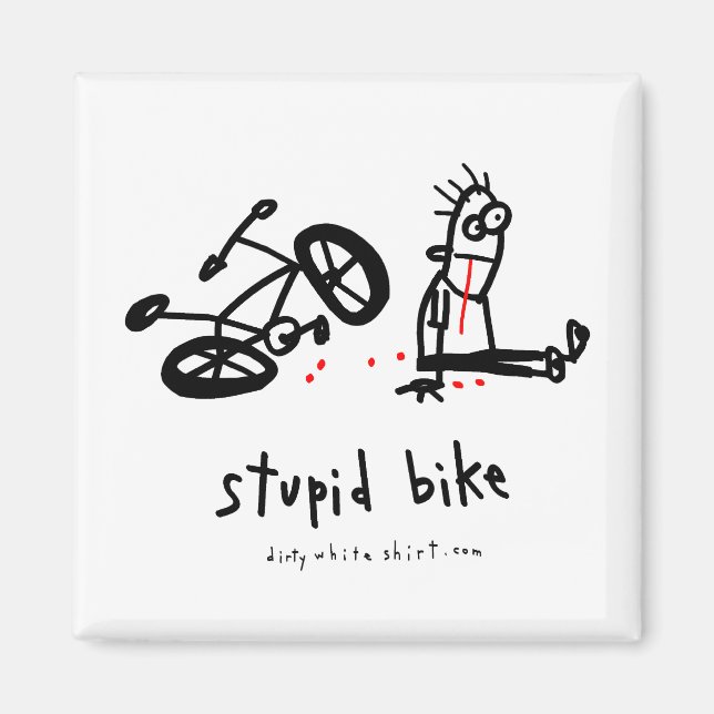 Íman Bike Estúpida (Frente)