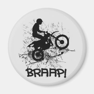 Íman Bikers Motocross Dirt Bikers Splatter Braap!