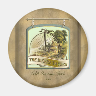 Íman Bikers Tavern Pub - Sinal de Magnet Personalizado