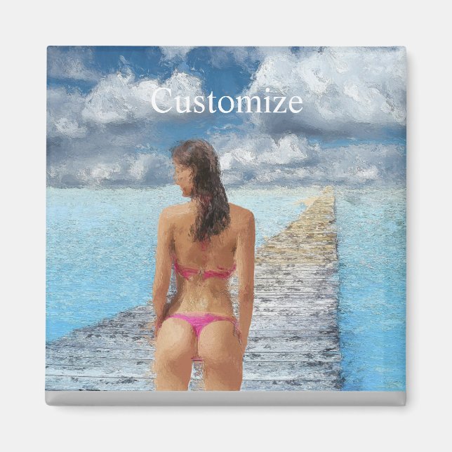 Íman Bikini Girl Thunder_Cove (Frente)