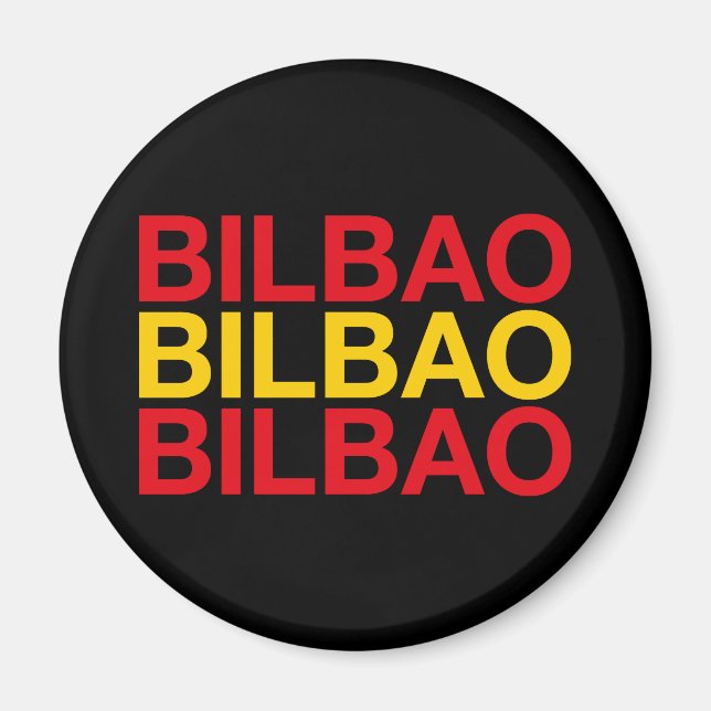 Íman BILBAO - Bandeira espanhola (Frente)
