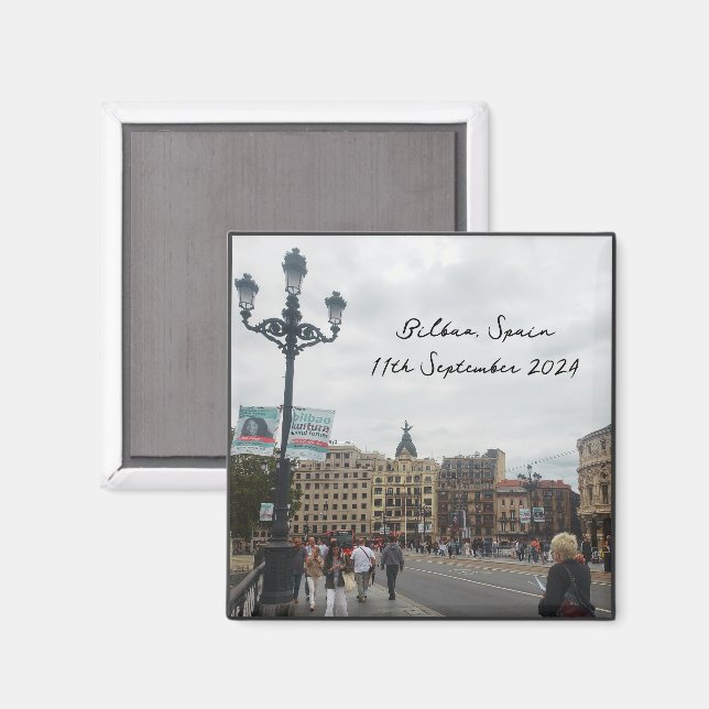 Íman Bilbau, Espanha (Front/Back)