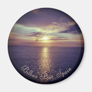 Íman Bilbau   Sol Sobre A Frigideira Do Oceano