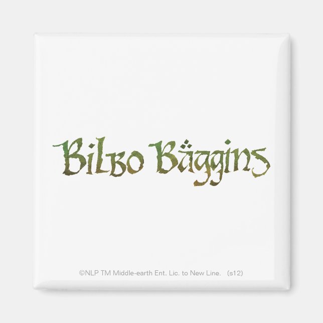 Íman BILBO BAGGINS™ Texturizado (Frente)