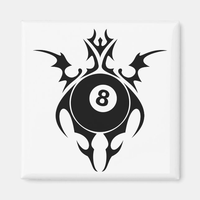 Íman bilhar, tribal. (Frente)