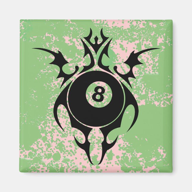 Íman bilhar, tribal. (Frente)