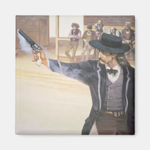 Íman "Bill selvagem" Hickok (1837-76) demonstra sua