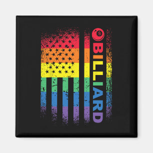 Íman Billiard 8ball Piscina Billiard American Flag - Bi
