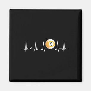Íman Billiard Heartbeat Piscina Chalk Billiard Pla
