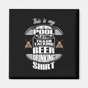 Íman Billiards 8 Ball Piscina Player Sarcasm Novelle Hu