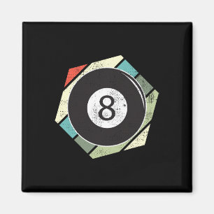 Íman Billiards 8 Ball Retro Love For Sport Billiard