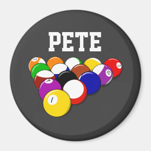 Íman Billiards modelo, design popular