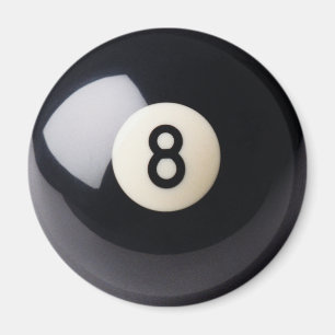 Íman Billiards Snooker 8 Ball Magnet
