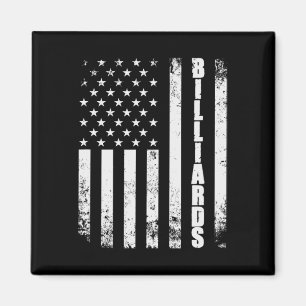 Íman Billiards Snooker American Flag Usa Games Esporte 