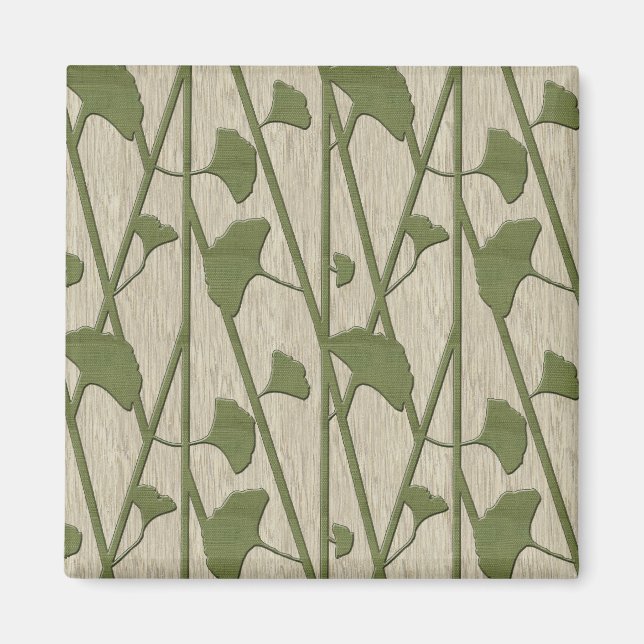 Íman biloba de ginkgo (Frente)