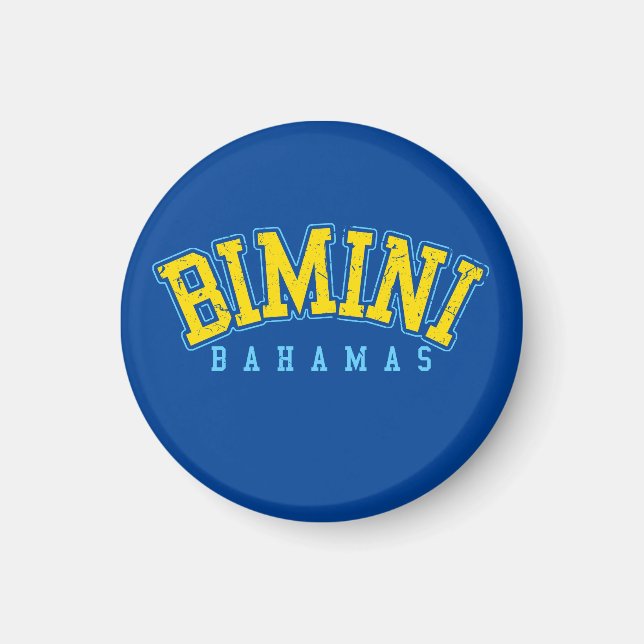 Íman Bimini Bahamas Férias do Magnet Cruise Bahamian (Frente)