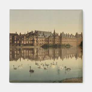 Íman Binnenhof através do Hofvijver, Haia