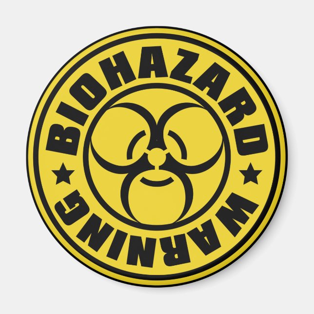 ÍMAN BIOHAZARD (Frente)