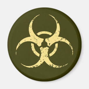 Íman Biohazard - dist - amarelo