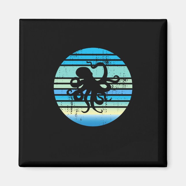 Íman Biólogo Marinho Octopus (Frente)