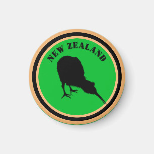 Íman Bird da Nova Zelândia e do Kiwi - design real do