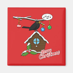 Íman Bird House Feliz Natal