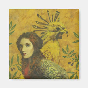 Íman Bird Lady Magnet