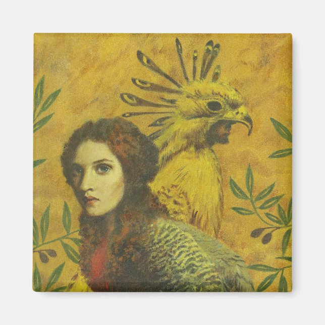 Íman Bird Lady Magnet (Frente)