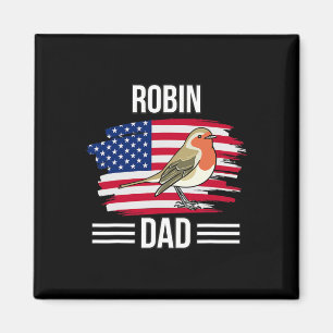 Íman Bird USA Flag 4° De Julho Dia de os pais Robin Pai