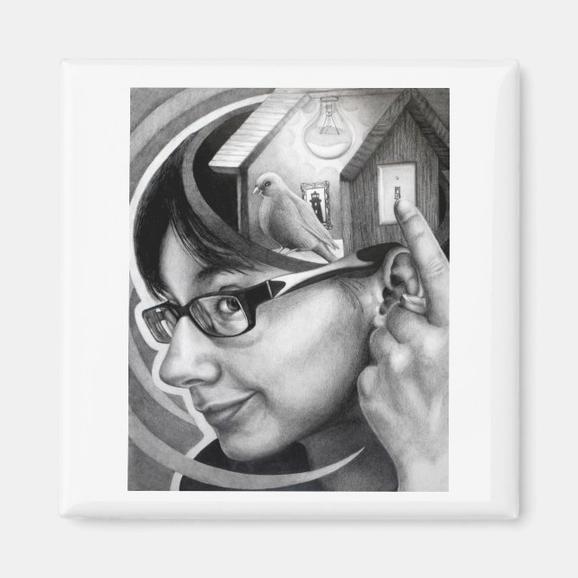 Íman "Birdhouse" Magnet (Frente)