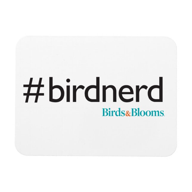 Íman #BirdNerd (Horizontal)