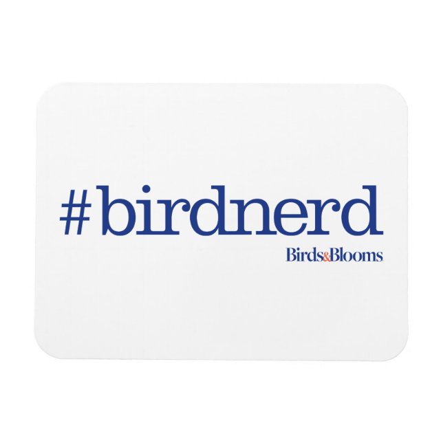 Íman #birdnerd (Horizontal)