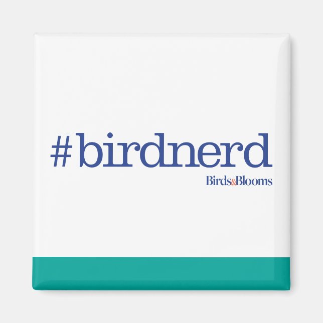 Íman #birdnerd (Frente)