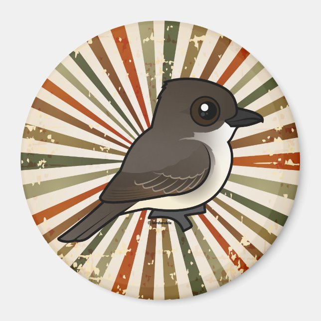 Íman Birdorable Eastern Phoebe (Frente)