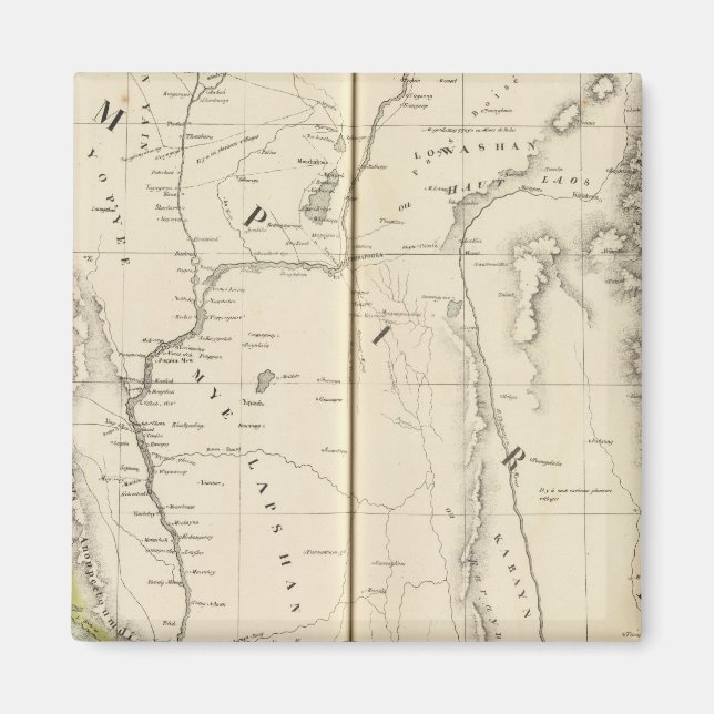 Íman Birmânia, Ásia 96 (Frente)