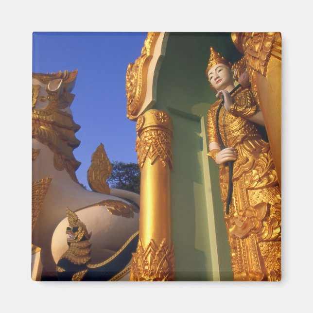 Íman Birmânia (Mianmar), Rangoon (Yangon) Templo (Frente)