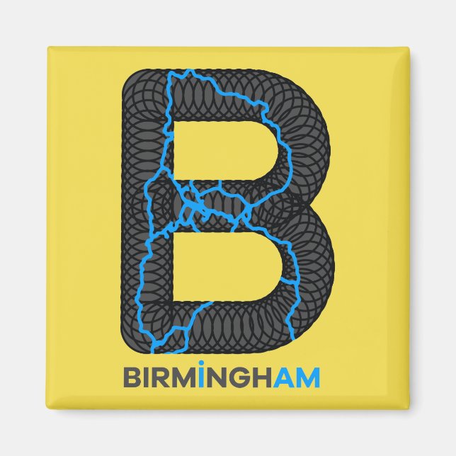 Íman Birmingham Canals Magnet (Frente)